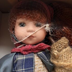 Hansel & Gretel dolls - porcelain/cute/collector series/fairy tale